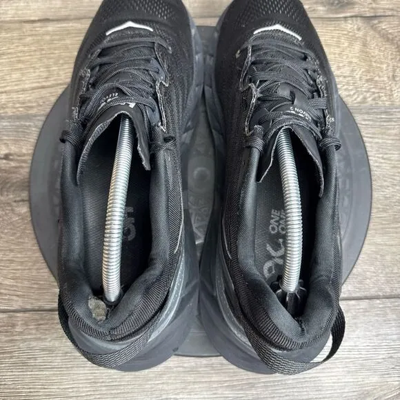 Hoka One One Mens Elevon 2 1106477 BDSD Black Running Shoes Sneakers Size 10.5