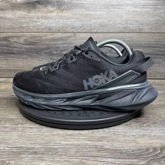 Hoka One One Mens Elevon 2 1106477 BDSD Black Running Shoes Sneakers Size 10.5