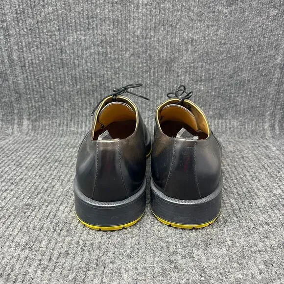 Hugo Boss Montreal Leather Derby Shoes Dark Grey Dress Shoes Mens Size 7 US