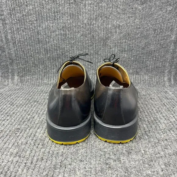Hugo Boss Montreal Leather Derby Shoes Dark Grey Dress Shoes Mens Size 7 US