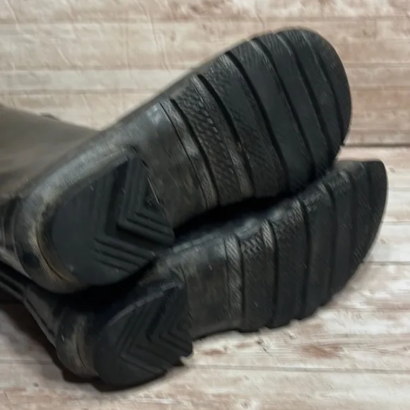 Hunter Huntress Gloss Black Winter &amp; Rain Boots