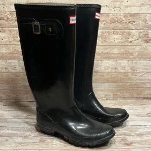 Hunter Huntress Gloss Black Winter &amp; Rain Boots