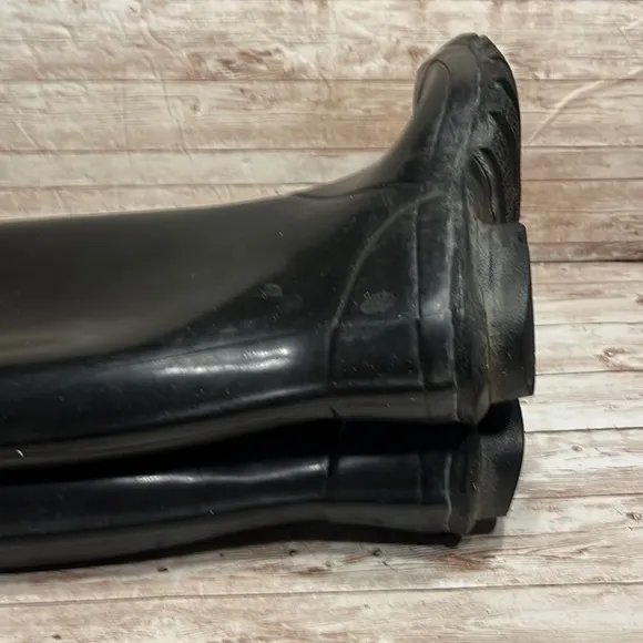Hunter Huntress Gloss Black Winter &amp; Rain Boots