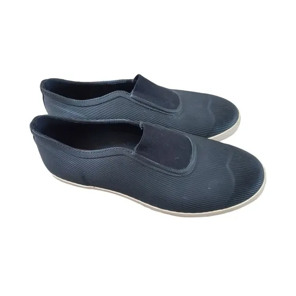 HUNTER Rubber Black Slip On Rain Shoes Loafers Black Men US 12 UK 11 Waterproof