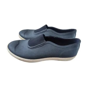 HUNTER Rubber Black Slip On Rain Shoes Loafers Black Men US 12 UK 11 Waterproof