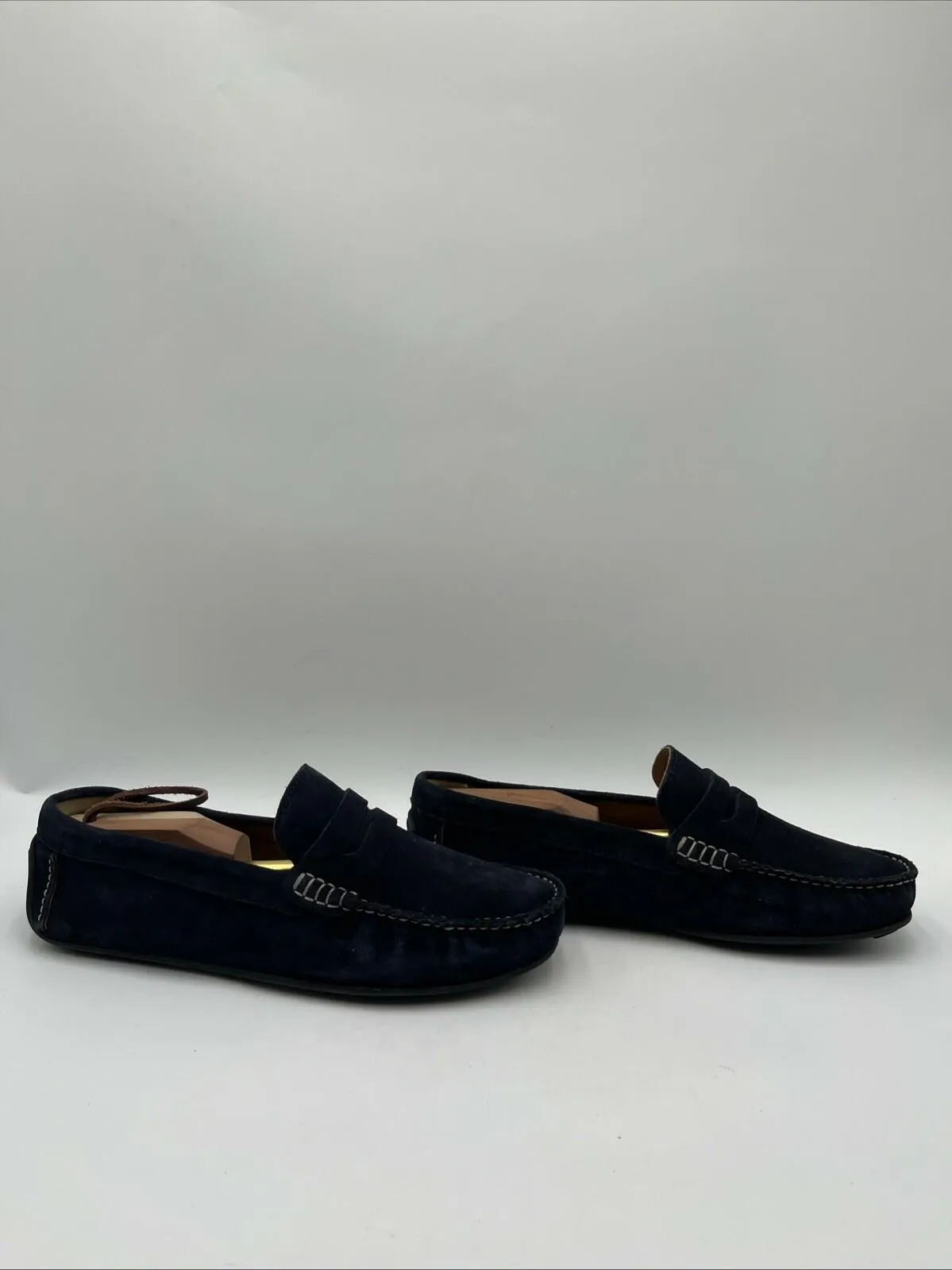 IKE BEHAR Men’s Slip-On Loafers Navy Blue Size 11 - Very Good