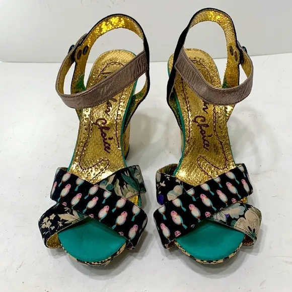 Irregular Choice bird platform shoes EU38