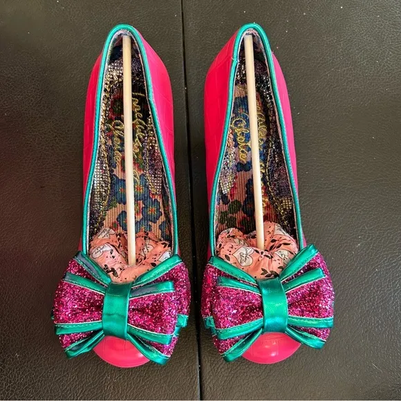 IRREGULAR CHOICE WOMENS BAN JOE HIGH HEEL - PINK