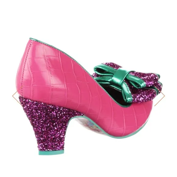 IRREGULAR CHOICE WOMENS BAN JOE HIGH HEEL - PINK