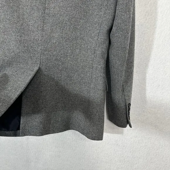 J Crew Ludlow Blazer Sport Coat Jacket Mens 36S Gray Moon Wool Yorkshire Tweed