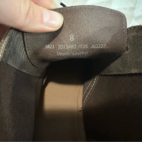 J crew MacAlister boots in leather estate brown
