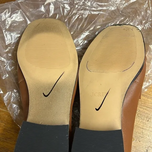 J. Crew Maison ruched loafers in leather