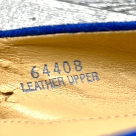 J. Crew Women’s Cece Suede Ballet Flat Made in Italy in Cobalt Blue Size 6.5