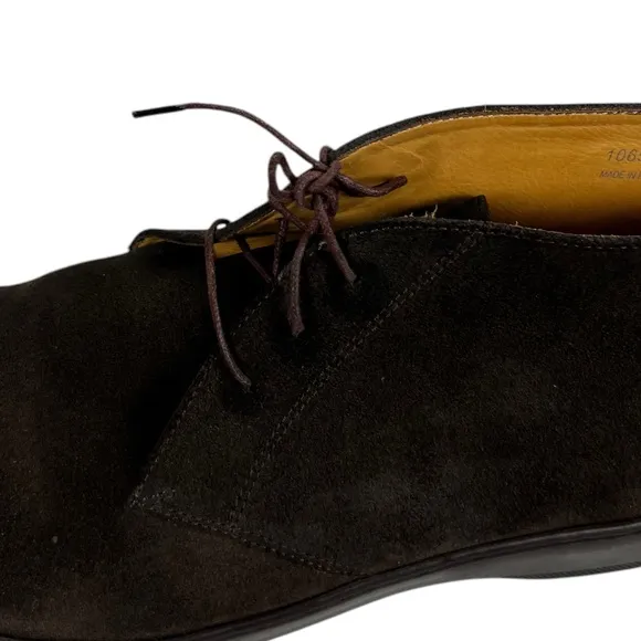 Jack Erwin Chukka Boots Mens Size 12.5 Suede Brown Casual Made In Portugal