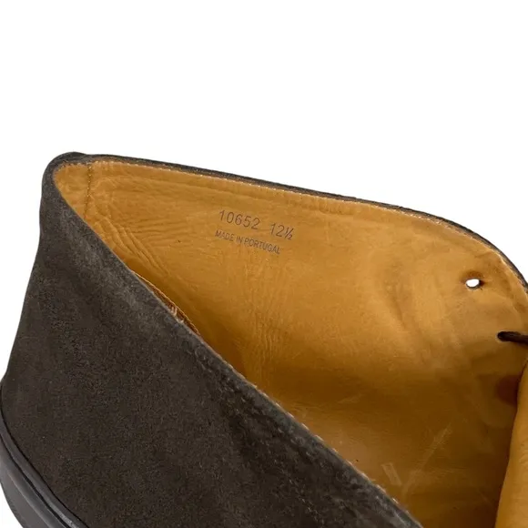 Jack Erwin Chukka Boots Mens Size 12.5 Suede Brown Casual Made In Portugal