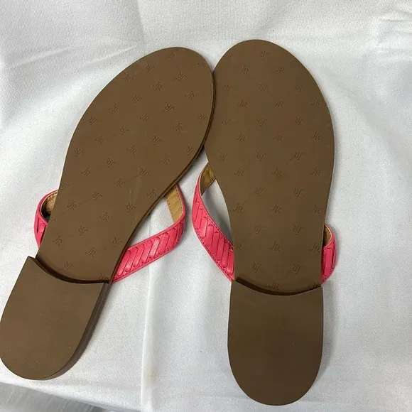Jack Rogers Sandals Ali Braided Leather Dress Thongs shoes size 11 new
