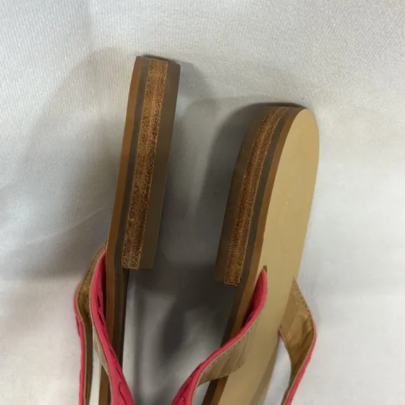 Jack Rogers Sandals Ali Braided Leather Dress Thongs shoes size 11 new