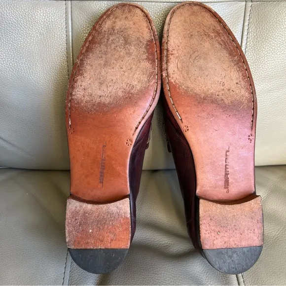 Jarman Leather Classic Penny Loafers Men’s Sz 10.5 D Burgundy Comfortable Shoes