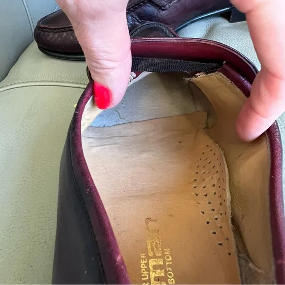 Jarman Leather Classic Penny Loafers Men’s Sz 10.5 D Burgundy Comfortable Shoes