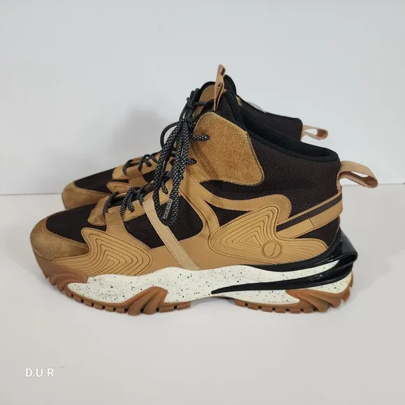 JAVI Jiggy Boots Men's Size 13 Tan Brown Suede Lace Up Casual Sneakers