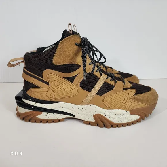 JAVI Jiggy Boots Men's Size 13 Tan Brown Suede Lace Up Casual Sneakers