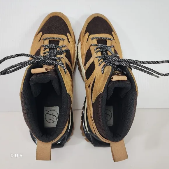 JAVI Jiggy Boots Men's Size 13 Tan Brown Suede Lace Up Casual Sneakers