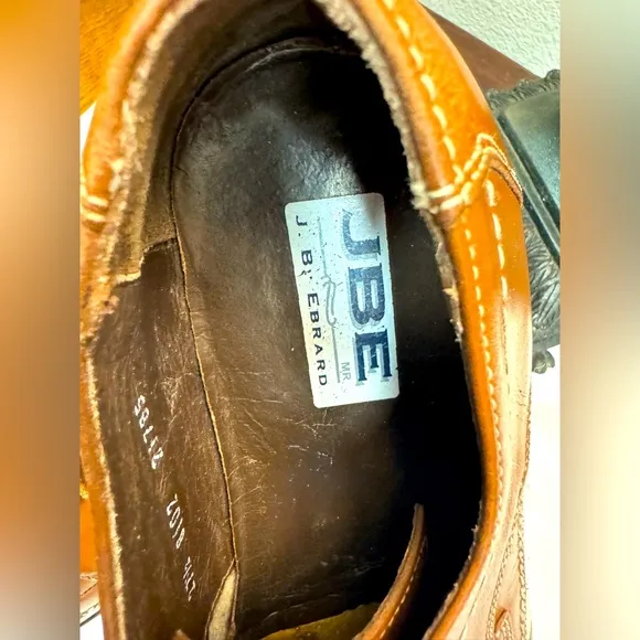 JBE Ebrard Unique Men's Shoes Made in Mexico: Leather Oxford Shoes