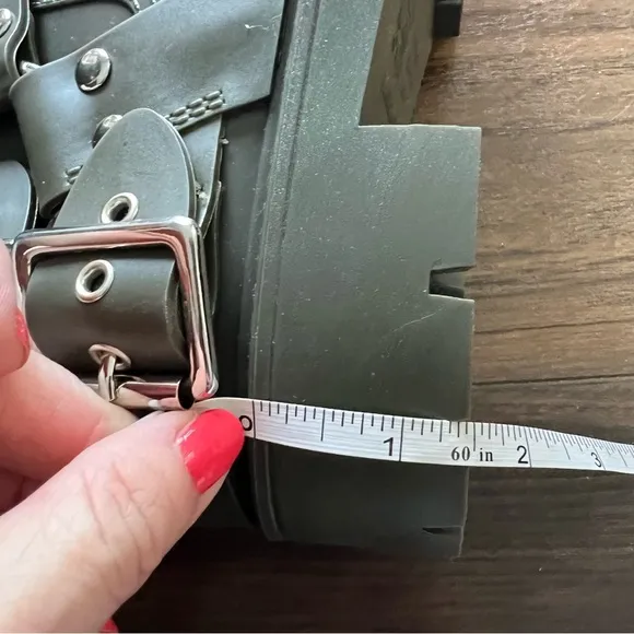Jeffrey Campbell Controller Buckle Ankle Boots in Olive NWOT