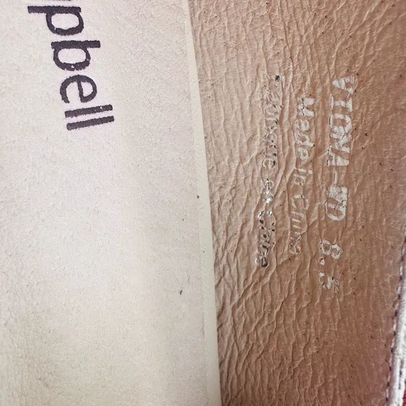 Jeffrey Campbell Viona WD Cream loafers size 8