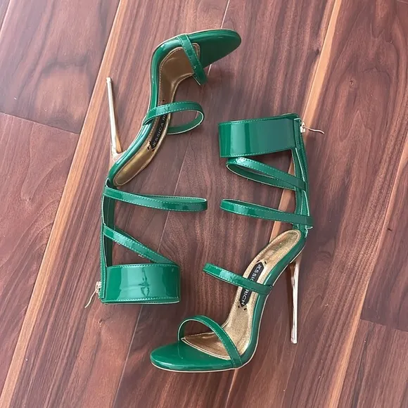 Jessica Green Rich Goddess Sandal Heels size 36