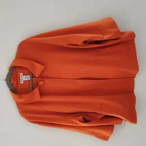 Jessica London Size 22/24 Orange 3/4 Length Sleeve Swing Coat Car Coat NWOT