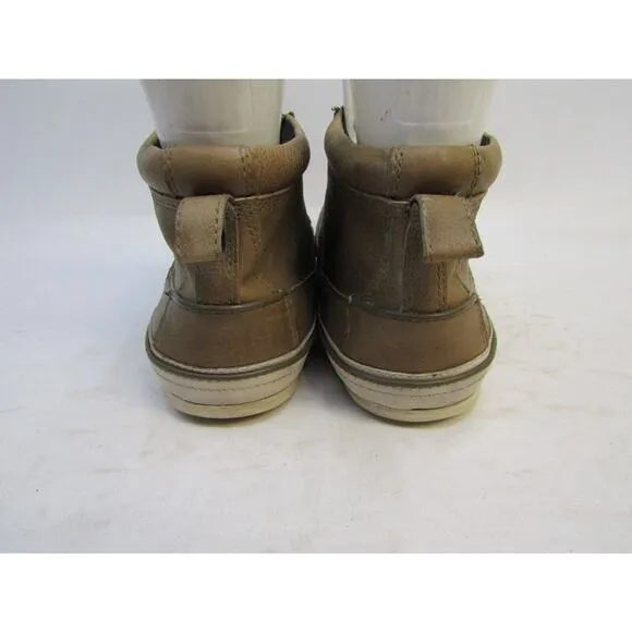 John Varvatos Mens Size 8.5 M Brown Leather Lace Up Casual Dress Shoes
