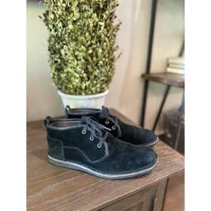 John Varvatos Star Suede Chukka Boot Black Mens Size 9.5