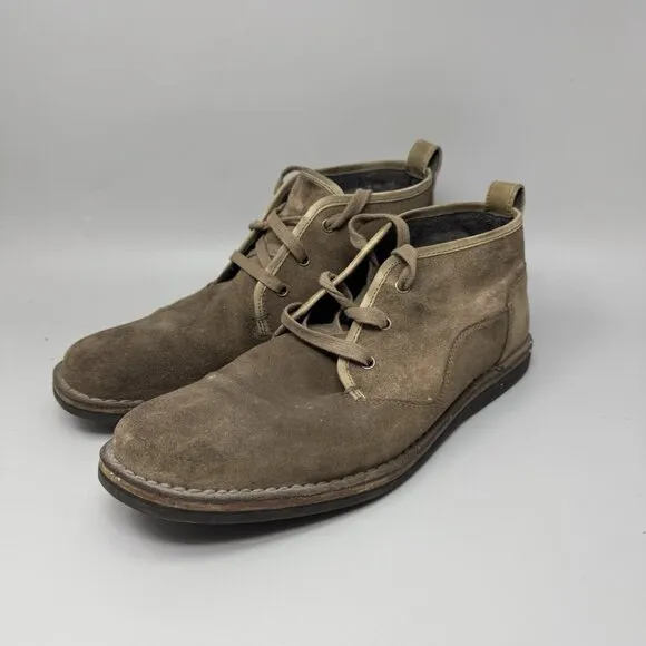 John Varvatos Star USA Chukka Boots Brown Suede  Men’s 10M