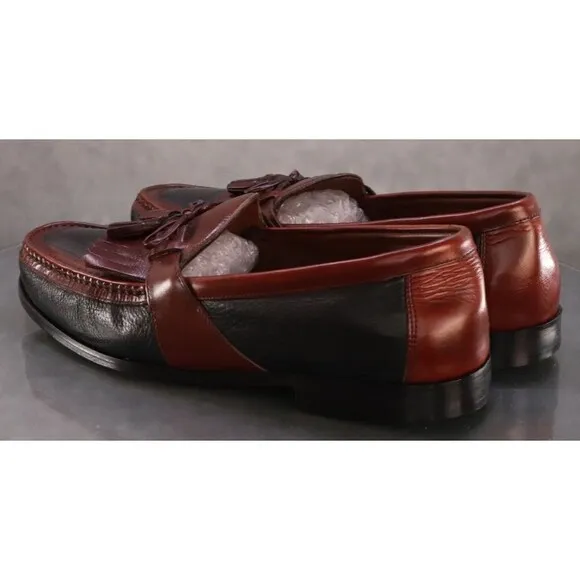 Johnston &amp; Murphy $130 Men's Kiltie Tassle Loafers Dress Shoes Size 13 Leather