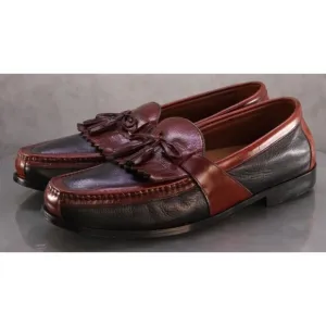 Johnston &amp; Murphy $130 Men's Kiltie Tassle Loafers Dress Shoes Size 13 Leather