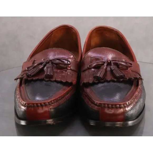 Johnston &amp; Murphy $130 Men's Kiltie Tassle Loafers Dress Shoes Size 13 Leather