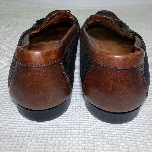 Johnston &amp; Murphy Aragon II Kiltie Tassel Men’s 11M Loafers Shoes 20-552 Leather