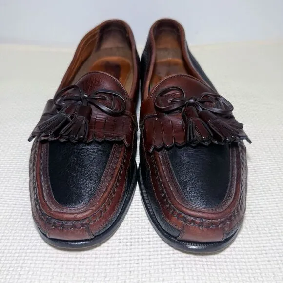 Johnston &amp; Murphy Aragon II Kiltie Tassel Men’s 11M Loafers Shoes 20-552 Leather