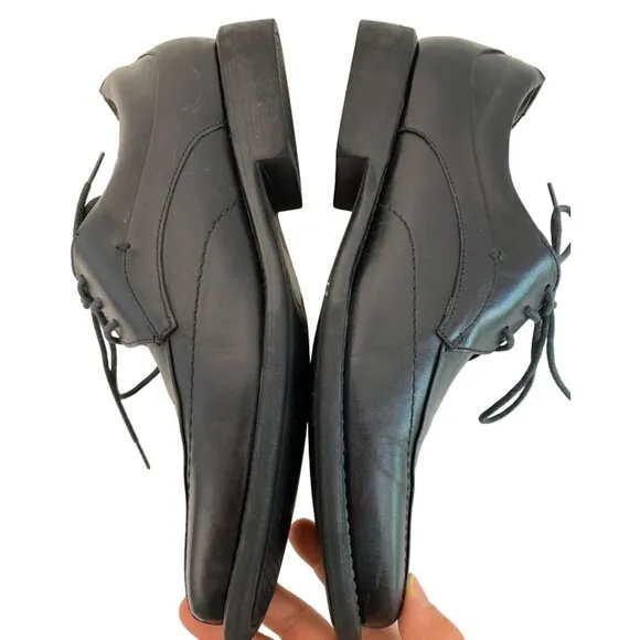 Johnston &amp; Murphy Men's Tilden Leather Dress Shoes Size 8.5M J&amp;M Flex 7441 Black