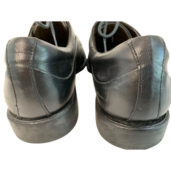 Johnston &amp; Murphy Men's Tilden Leather Dress Shoes Size 8.5M J&amp;M Flex 7441 Black