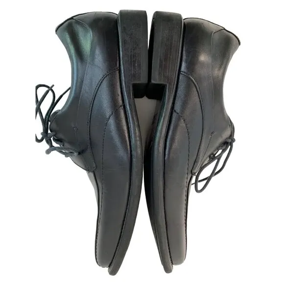 Johnston &amp; Murphy Men's Tilden Leather Dress Shoes Size 8.5M J&amp;M Flex 7441 Black