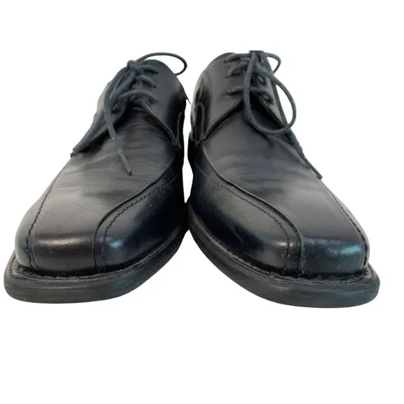 Johnston &amp; Murphy Men's Tilden Leather Dress Shoes Size 8.5M J&amp;M Flex 7441 Black