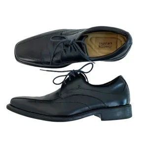 Johnston &amp; Murphy Men's Tilden Leather Dress Shoes Size 8.5M J&amp;M Flex 7441 Black