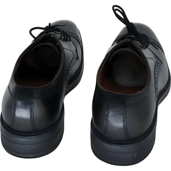 Johnston &amp; Murphy Ronan Cap Toe Men's Dress Shoes Black Size 8 M US