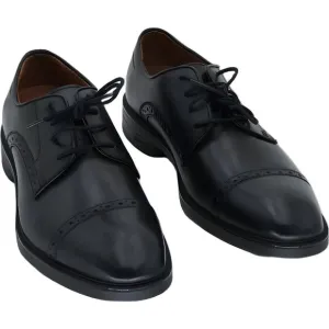 Johnston &amp; Murphy Ronan Cap Toe Men's Dress Shoes Black Size 8 M US