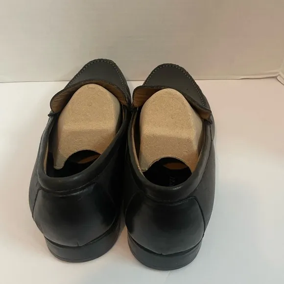 Johnston and Murphy Cresswell Venetian Leather Sheepskin Loafers Size 11