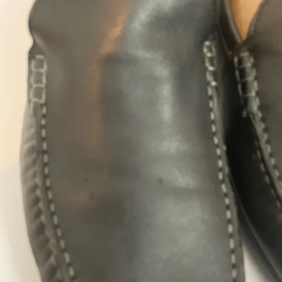 Johnston and Murphy Cresswell Venetian Leather Sheepskin Loafers Size 11