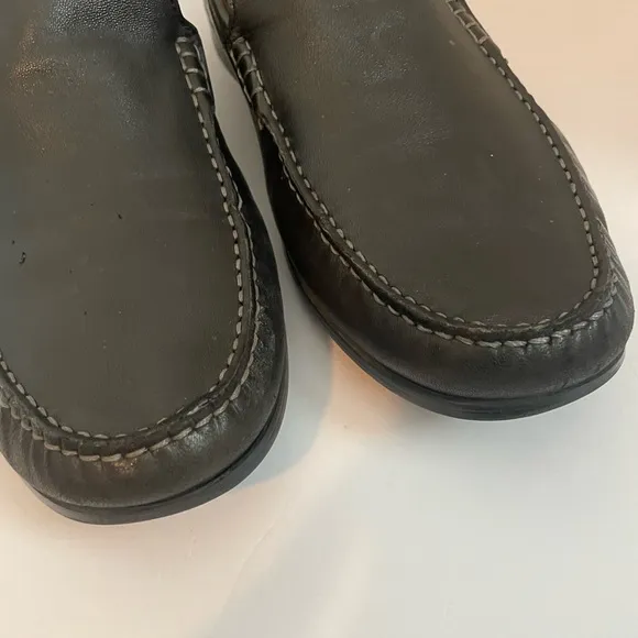 Johnston and Murphy Cresswell Venetian Leather Sheepskin Loafers Size 11