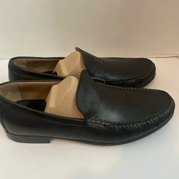 Johnston and Murphy Cresswell Venetian Leather Sheepskin Loafers Size 11